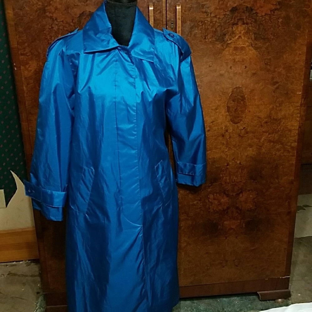 Beautiful Blue raincoat
